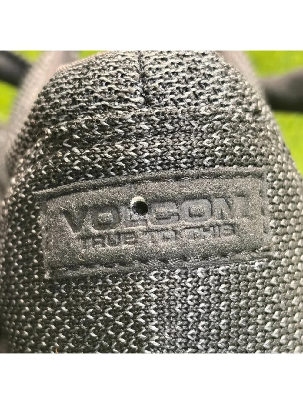 Volcom Chill Mens Size 8E Black Gray Composite Toe Safety Work Slip On Shoes